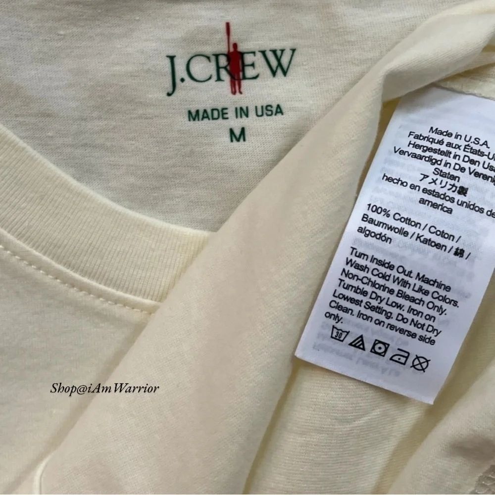 J. Crew crew ivory